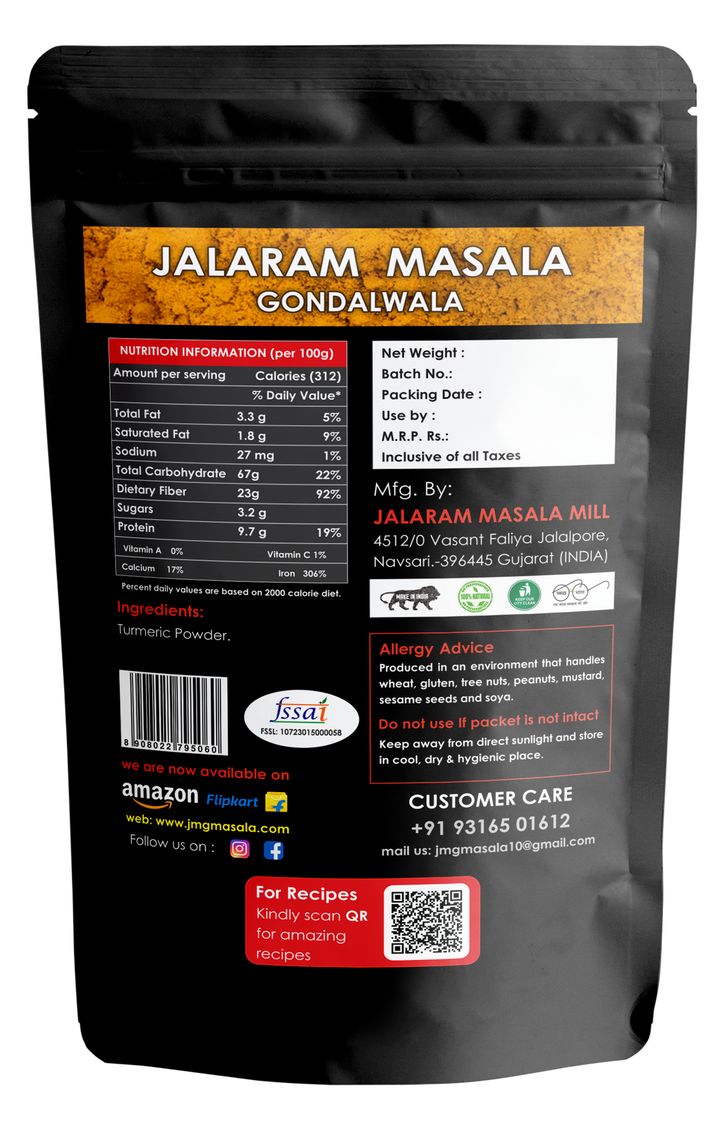 SELAM GOLD HALDI POWDER