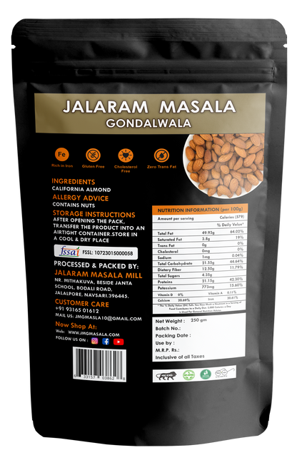 CALIFORNIA ALMOND PREMIUM QUALITY