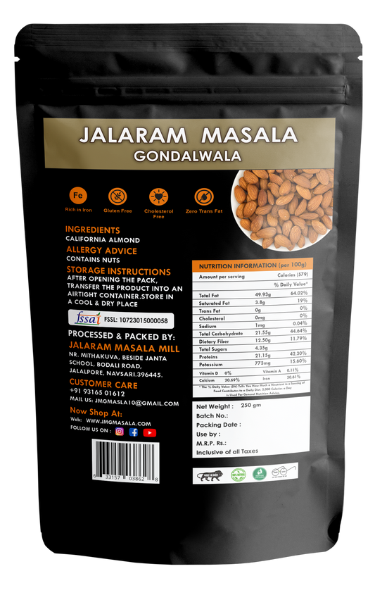 CALIFORNIA ALMOND PREMIUM QUALITY