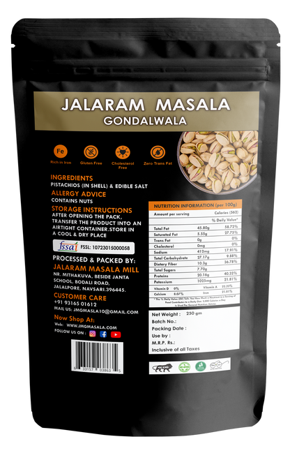 CALIFORNIA PISTACHIOUS  ROASTED & SALTED
